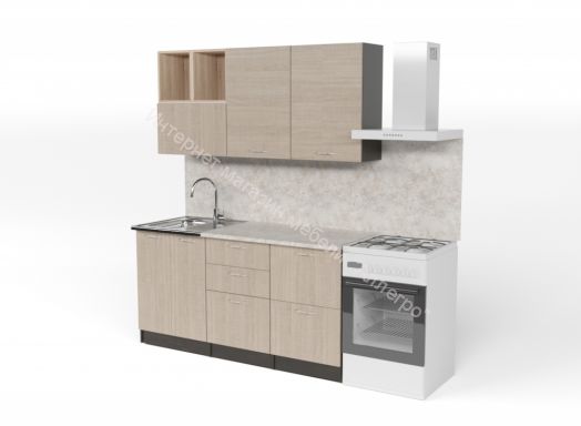 Кухонный гарнитур Надежда стандарт 4 1600 мм