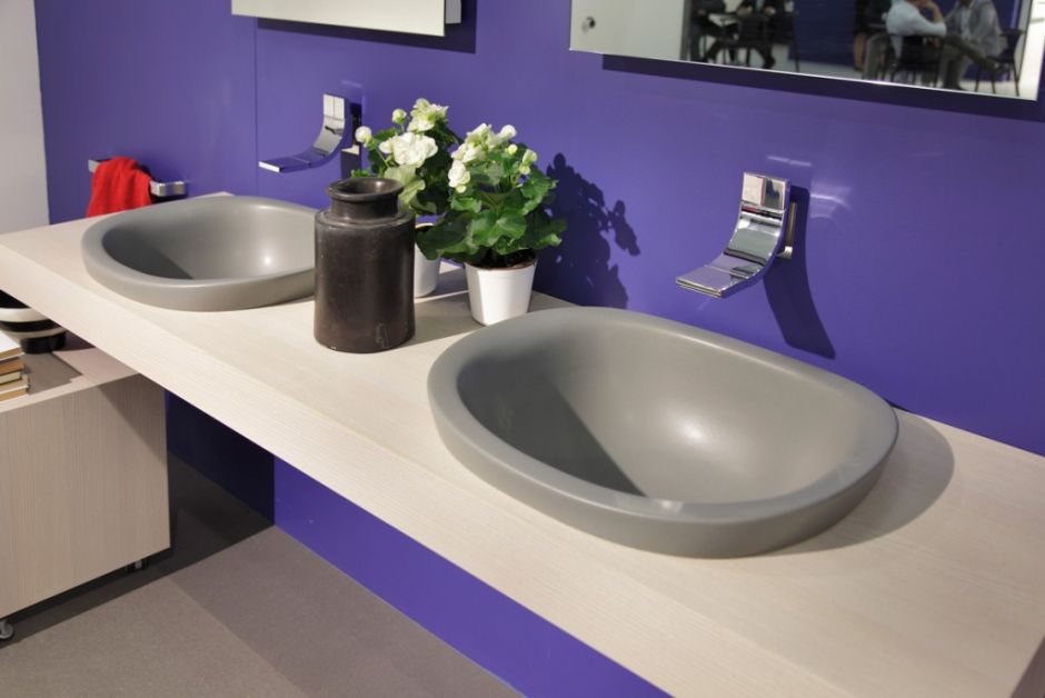 Встраиваемая сверху раковина Flaminia Io 60 Recessed Basin 60х504 ФОТО