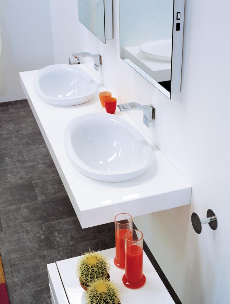 Раковина Flaminia Io 60 Recessed Basin 60х50,4 схема 4