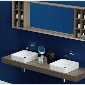 Накладная раковина Flaminia Nile 40 Countertop Basin 40х40 ФОТО