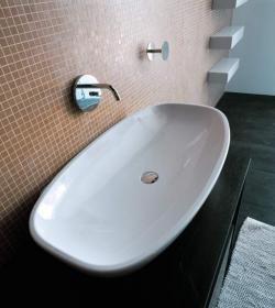 Накладная раковина Flaminia Nuda 95 Countertop - Wall Hung Basin 95х545 ФОТО