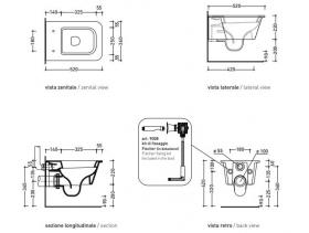 Подвесной унитаз Flaminia Volo Wall Hung WC ФОТО