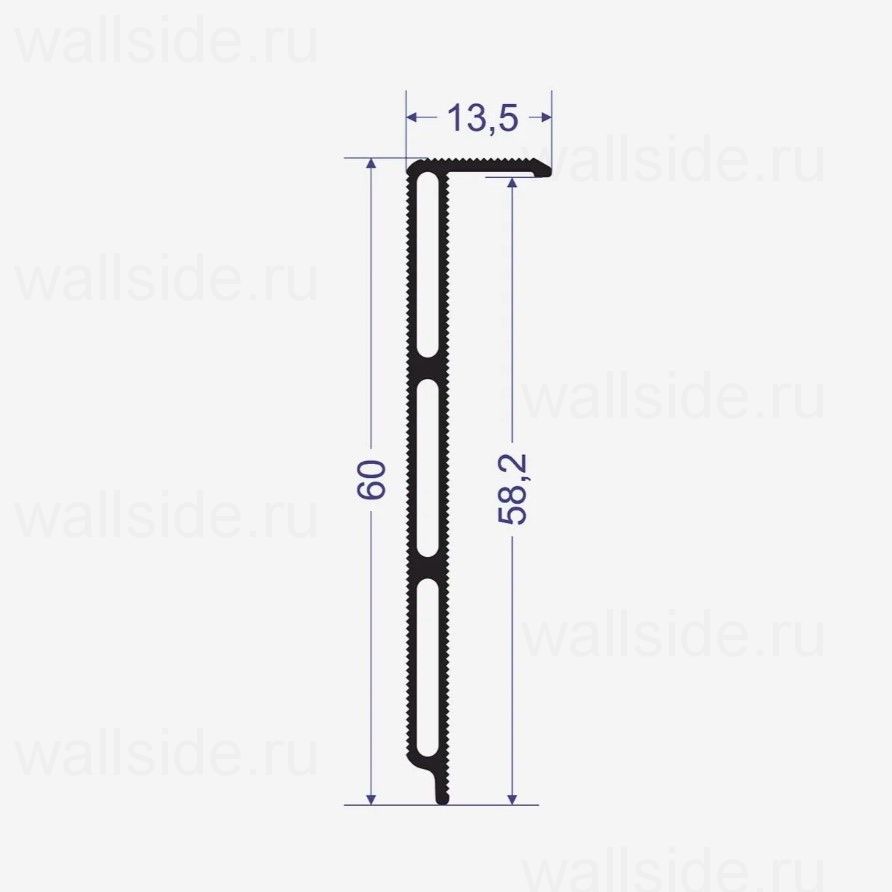 Скрытый плинтус Line Art SB 1360
