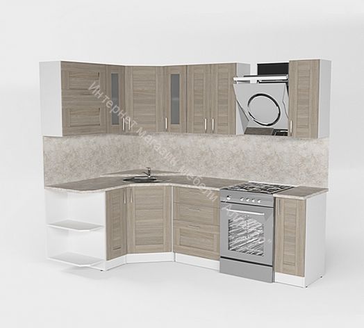 Кухонный гарнитур Лира оптима 1500х1800 мм