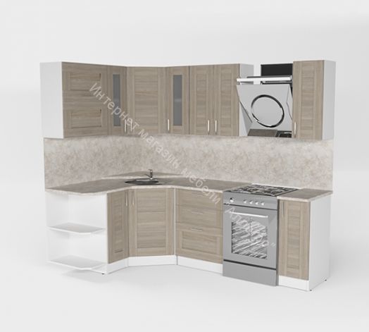 Кухонный гарнитур Лира оптима 1500х1800 мм