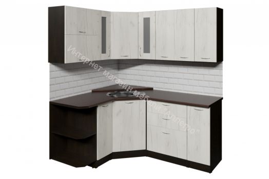Кухонный гарнитур Лоретта оптима 1500х1800 мм