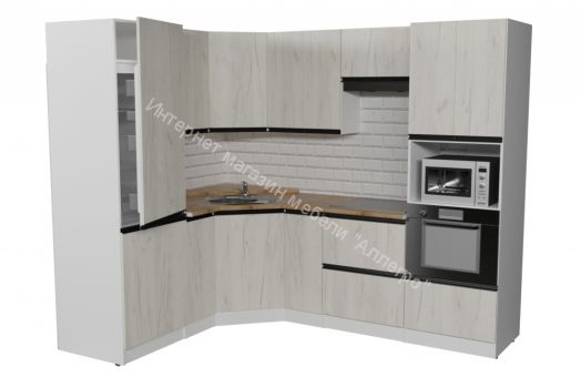 Кухонный гарнитур Амели оптима 1800х2400 мм