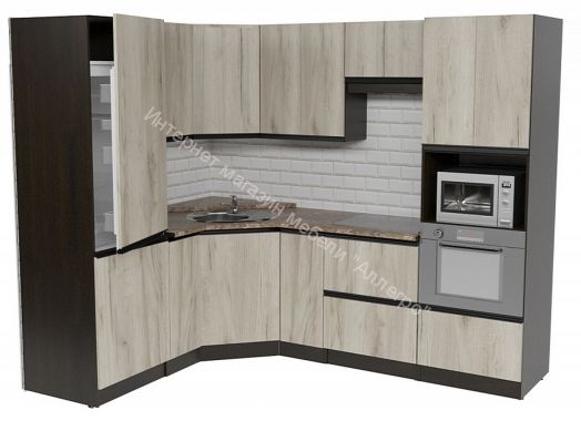 Кухонный гарнитур Равенна оптима 1800х2400 мм