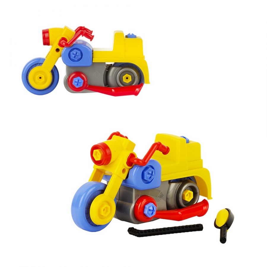 Игрушка «Мотоцикл» (26 предметов, отвертка 1шт., шестигранник 1шт.)