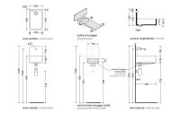 Раковина Flaminia Miniwash 25 Wall Hung Basin 40х25 схема 4