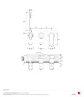 Смеситель Flaminia X1 Shower Set схема 2