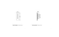 Смеситель Flaminia Evergreen Concealed Thermostatic Shower Mixer 3-Outlets схема 2