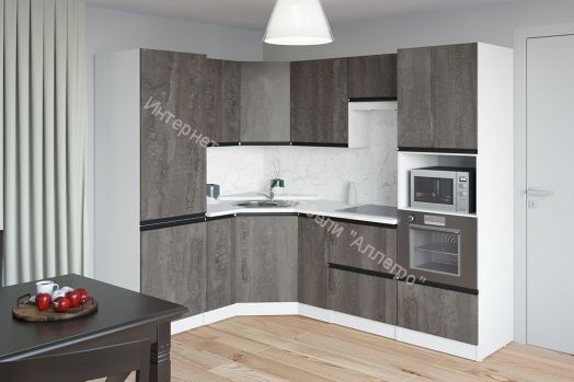 Кухонный гарнитур Ноктюрн оптима 1800х2400 мм