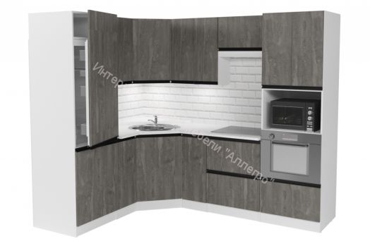 Кухонный гарнитур Ноктюрн оптима 1800х2400 мм