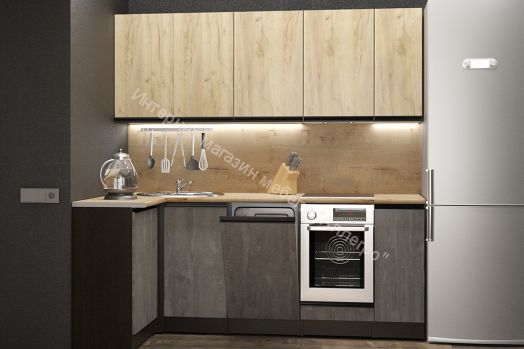 Кухонный гарнитур Адажио прайм 400 1100х2000 мм