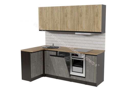 Кухонный гарнитур Адажио прайм 400 1100х2000 мм