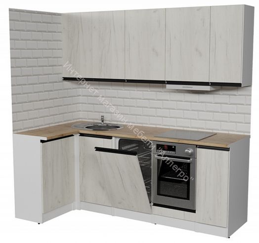 Кухонный гарнитур Амели прайм 400 1100х2000 мм
