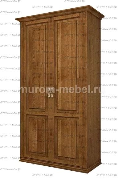 Шкаф 2-х створчатый из серии Дарина (сосна)