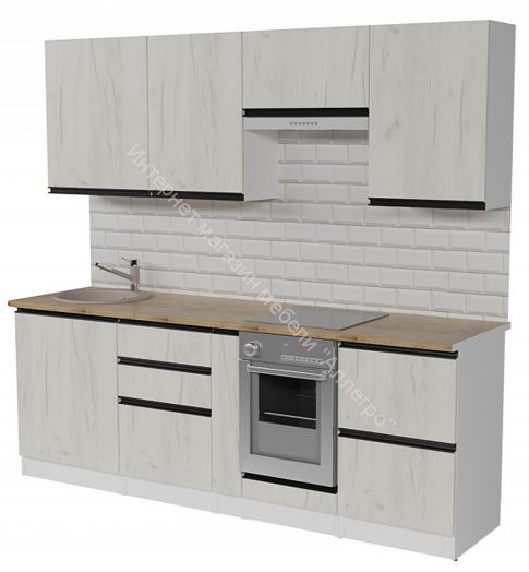 Кухонный гарнитур Амели компакт 2200 мм