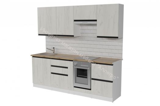 Кухонный гарнитур Амели компакт 2200 мм