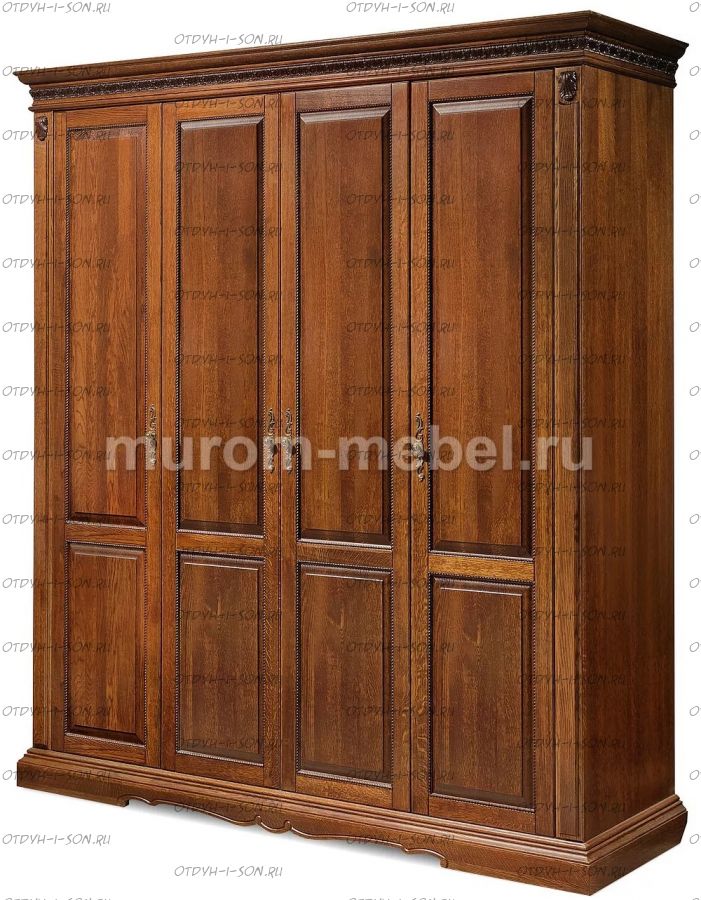 Шкаф Милано 4-х створчатый
