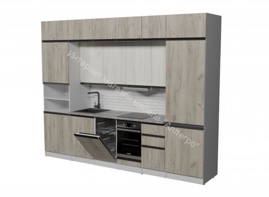Кухонный гарнитур Паола люкс 3000 мм