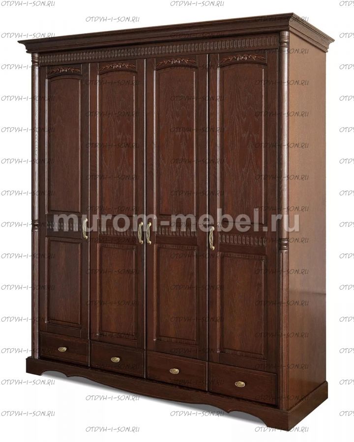 Шкаф 4-х створчатый Валео (2000x550х2200)