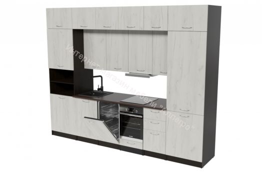 Кухонный гарнитур Лоретта люкс 3000 мм
