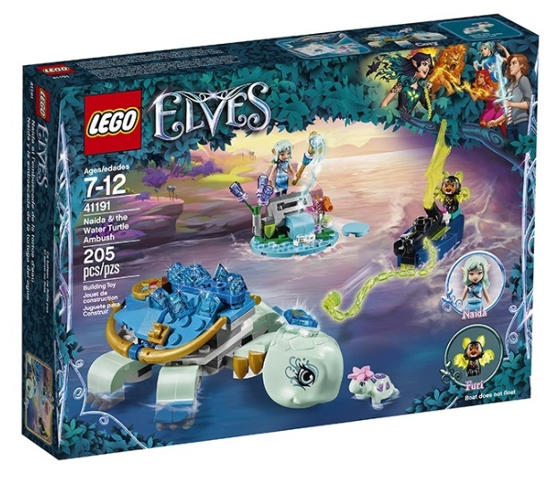 Конструктор LEGO Elves 41191 Засада Наиды и Водяной черепахи, 205 дет.