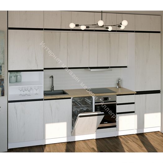 Кухонный гарнитур Амели люкс 3000 мм