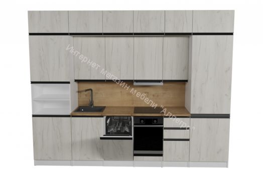 Кухонный гарнитур Амели люкс 3000 мм