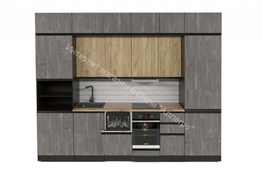 Кухонный гарнитур Адажио люкс 3000 мм