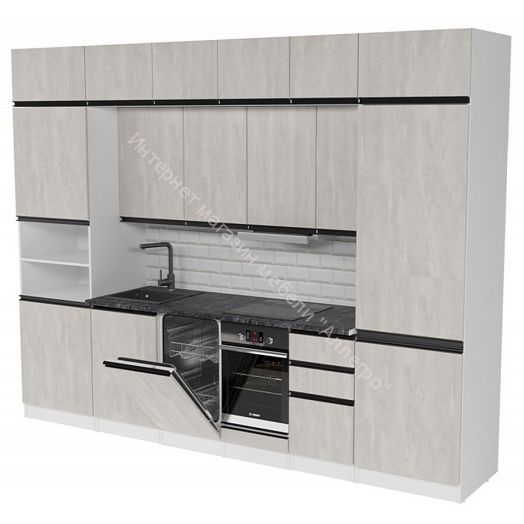 Кухонный гарнитур Сюита люкс 3000 мм