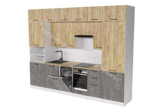 Кухонный гарнитур Сапфир 3000 мм