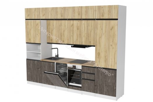 Кухонный гарнитур Сапфир экстра 3000 мм