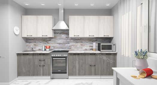 Кухонный гарнитур Нефрит 2500 мм