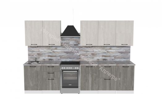Кухонный гарнитур Нефрит 2500 мм