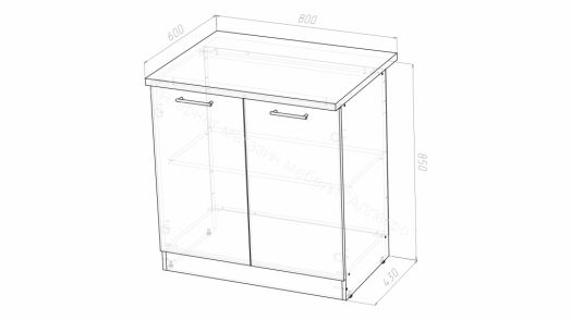 Кухонный гарнитур Виола экстра 3000 мм