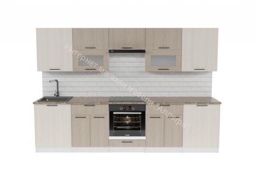 Кухонный гарнитур Кварц 3000 мм