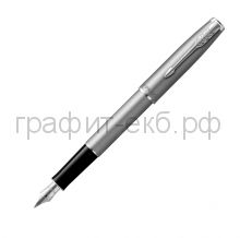 Ручка перьевая Parker Sonnet Essentials Sandblast Stainless Steel CT F F546 2146873