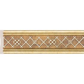 Багет Cosca Бордюр 80-1 Трельяж Античное Золото W1080-1/G327 Д240хШ1.2хВ8см / Коска.