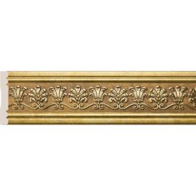 Багет Cosca Бордюр 80-4 Пальметта Античное Золото W1080-4/G327 Д240хШ1.2хВ8см / Коска.