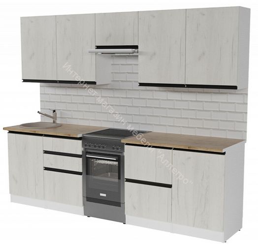 Кухонный гарнитур Амели мега 2500 мм