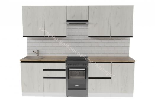 Кухонный гарнитур Амели мега 2500 мм