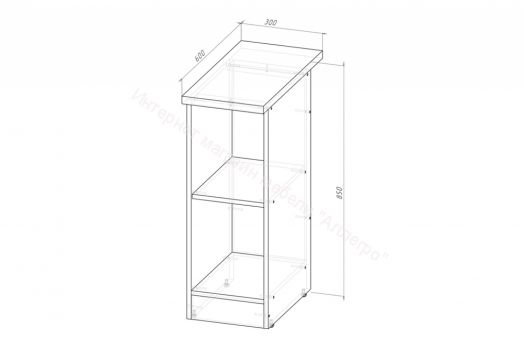 Кухонный гарнитур Симфония мега прайм 1500х2700 мм