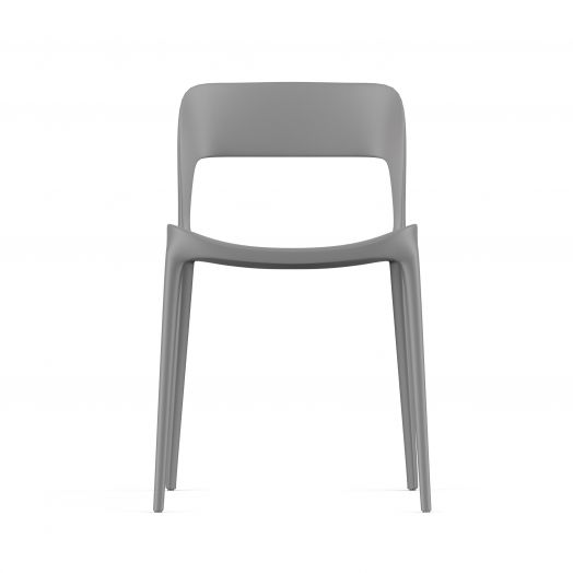 Стул пластиковый, штабелируемый ECLIPSE (серый)