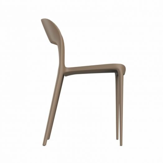 Стул пластиковый, штабелируемый ECLIPSE (капучино)