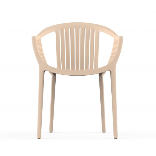 Стул пластиковый, штабелируемый ESCALATE (бежевый)