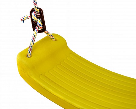 Качели детские, подвесные  170х430х100 мм (Жёлтые)