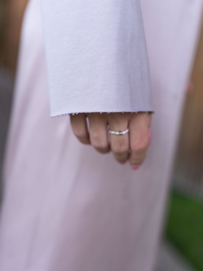 Кофта укороченная туман